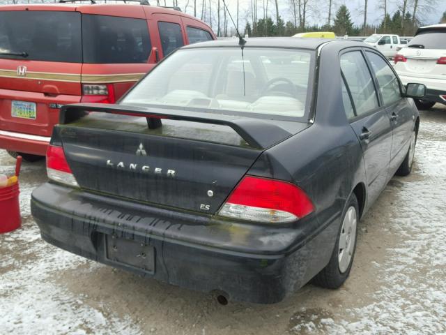 JA3AJ26E62U015810 - 2002 MITSUBISHI LANCER ES BLACK photo 4