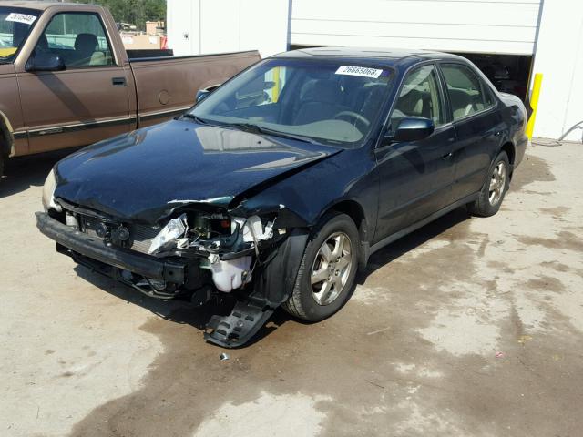 1HGCG5679YA061767 - 2000 HONDA ACCORD SE GREEN photo 2