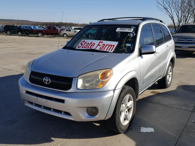 JTEHD20V746020727 - 2004 TOYOTA RAV4 SILVER photo 2