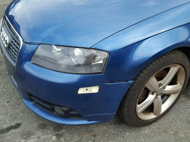 WAUKD78P77A067168 - 2007 AUDI A3 S-LINE BLUE photo 9