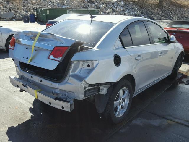 1G1PF5SC2C7311497 - 2012 CHEVROLET CRUZE LT SILVER photo 4