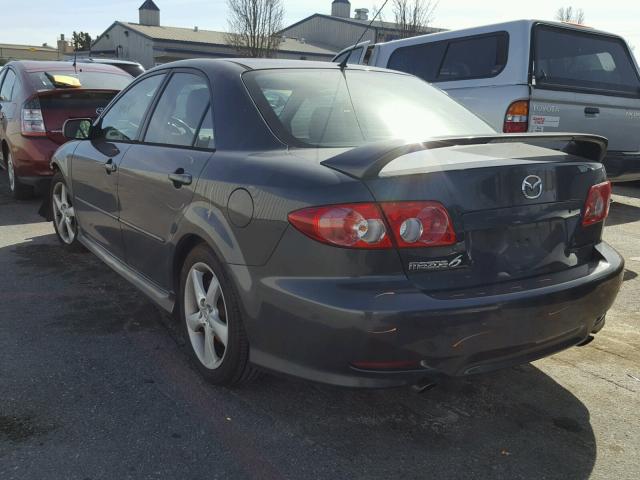 1YVHP80D045N20752 - 2004 MAZDA 6 S GRAY photo 3