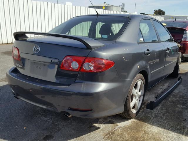 1YVHP80D045N20752 - 2004 MAZDA 6 S GRAY photo 4