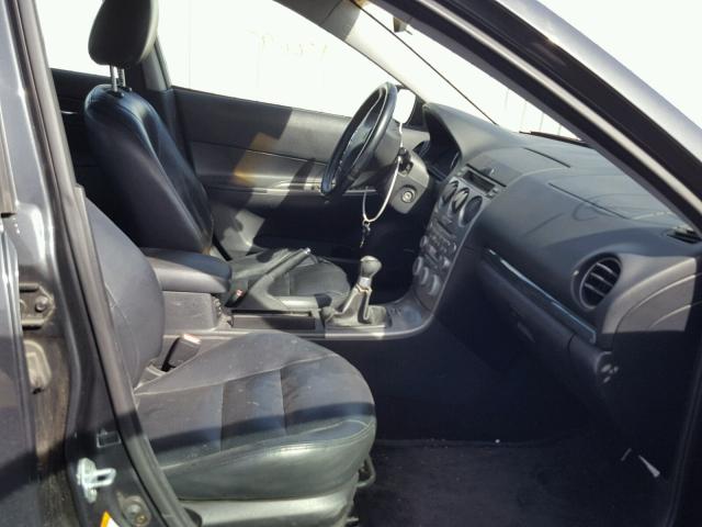 1YVHP80D045N20752 - 2004 MAZDA 6 S GRAY photo 5