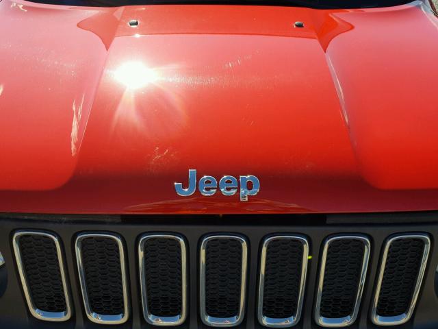 ZACCJBBT2GPC64273 - 2016 JEEP RENEGADE L RED photo 7