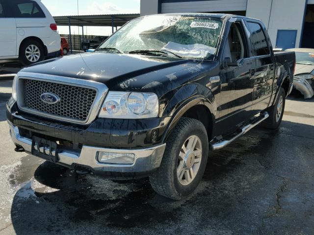 1FTPW14525KE20511 - 2005 FORD F150 SUPER BLACK photo 2