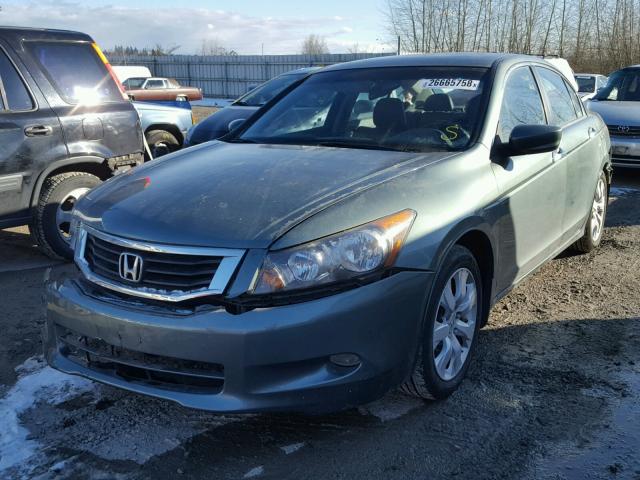 1HGCP36858A064310 - 2008 HONDA ACCORD EXL GREEN photo 2