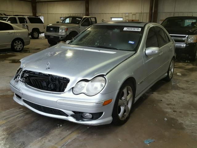 WDBRF52H46A840161 - 2006 MERCEDES-BENZ C GENERATI SILVER photo 2