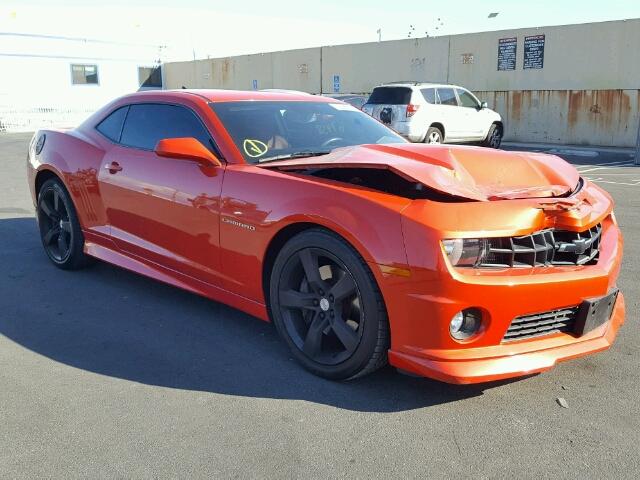 2G1FK1EJ5B9108238 - 2011 CHEVROLET CAMARO 2SS ORANGE photo 1