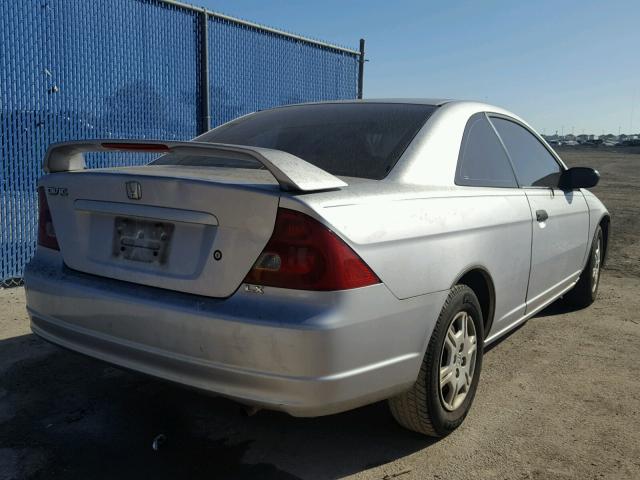 1HGEM22501L084191 - 2001 HONDA CIVIC LX SILVER photo 4