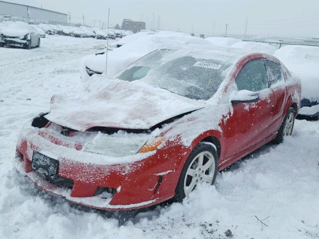 1G8AY12P85Z120669 - 2005 SATURN ION REDLIN RED photo 2