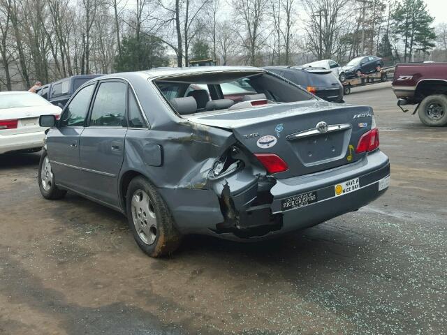 4T1BF28B93U336313 - 2003 TOYOTA AVALON XL GREEN photo 3