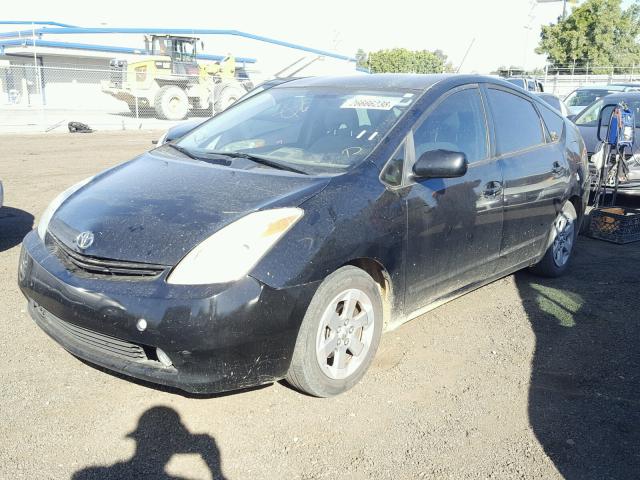 JTDKB20U753017711 - 2005 TOYOTA PRIUS BLACK photo 2