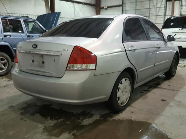 KNAFE122775441442 - 2007 KIA SPECTRA EX SILVER photo 4