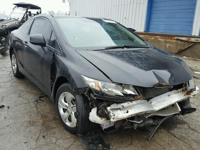 2HGFG3B58DH526234 - 2013 HONDA CIVIC LX BLACK photo 1