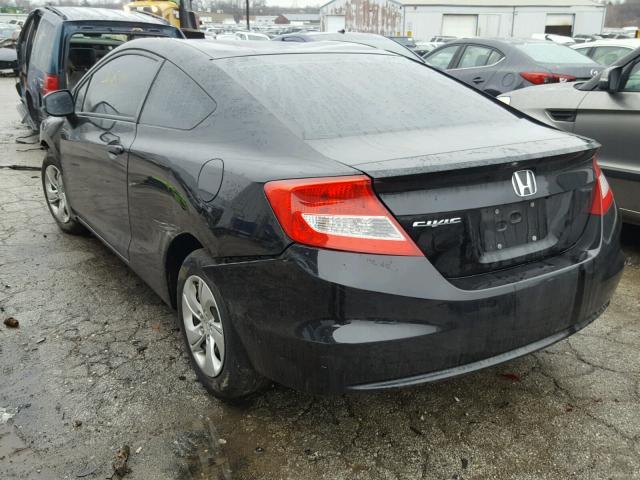 2HGFG3B58DH526234 - 2013 HONDA CIVIC LX BLACK photo 3