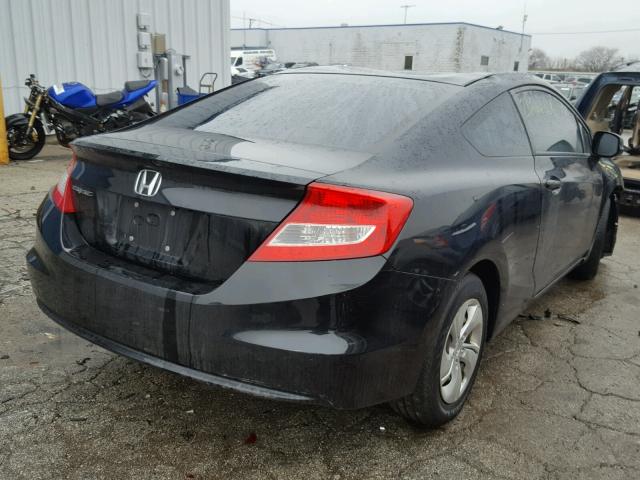 2HGFG3B58DH526234 - 2013 HONDA CIVIC LX BLACK photo 4