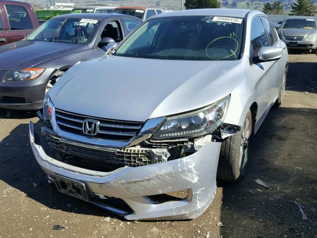 1HGCR2F36DA140202 - 2013 HONDA ACCORD LX SILVER photo 2