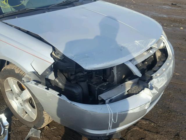1G8AL55F66Z144768 - 2006 SATURN ION LEVEL SILVER photo 9