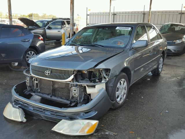 4T1BF28B32U258609 - 2002 TOYOTA AVALON XL GREEN photo 2