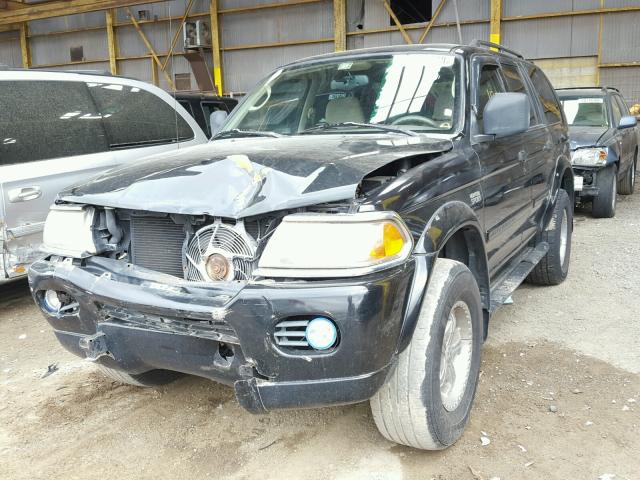 JA4LS31R82J062856 - 2002 MITSUBISHI MONTERO SP BLACK photo 2