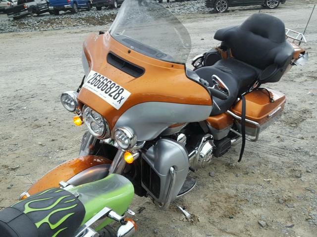 1HD1KEL15EB677751 - 2014 HARLEY-DAVIDSON FLHTK ELEC 橙色 照片 2