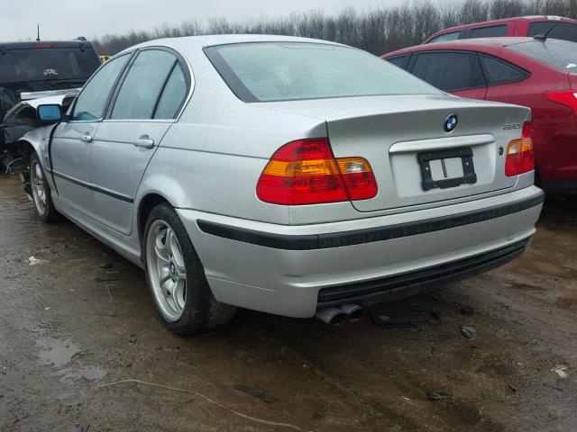 WBAEV53433KM24488 - 2003 BMW 330 I SILVER photo 3