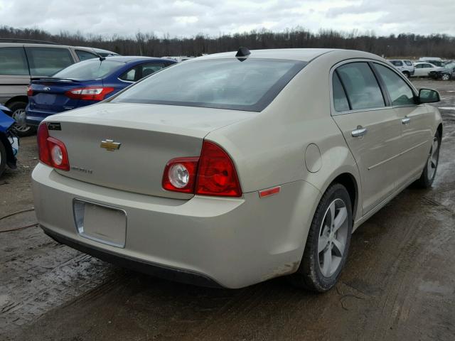 1G1ZC5E03CF136864 - 2012 CHEVROLET MALIBU 1LT CREAM photo 4