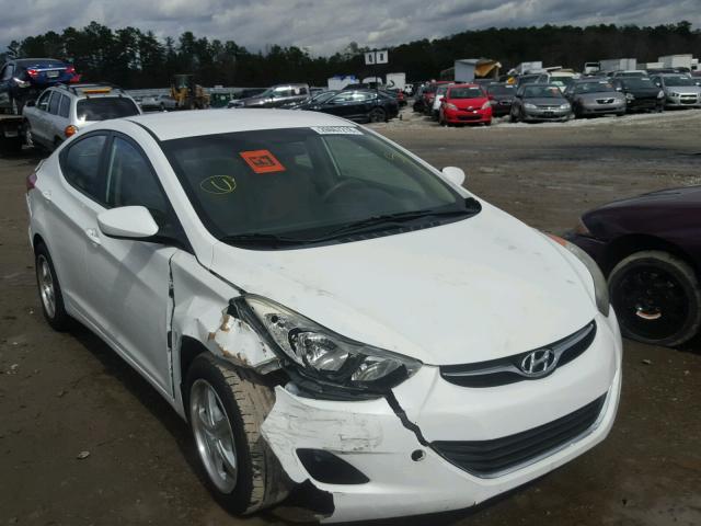 5NPDH4AE1BH026639 - 2011 HYUNDAI ELANTRA GL WHITE photo 1