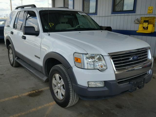 1FMEU63E16UB51883 - 2006 FORD EXPLORER X WHITE photo 1