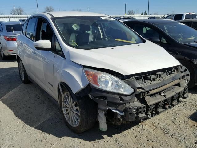 1FADP5BU2DL506529 - 2013 FORD C-MAX SEL WHITE photo 1