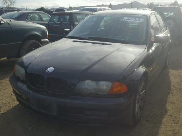 WBAAV33431FU90998 - 2001 BMW 325 I BLACK photo 2