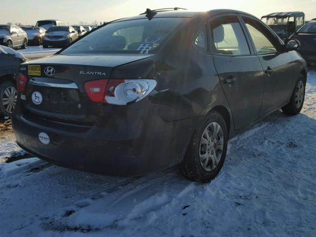 KMHDU4AD5AU927175 - 2010 HYUNDAI ELANTRA BL BLACK photo 4