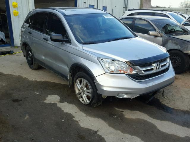 3CZRE3H53AG701133 - 2010 HONDA CR-V EX SILVER photo 1