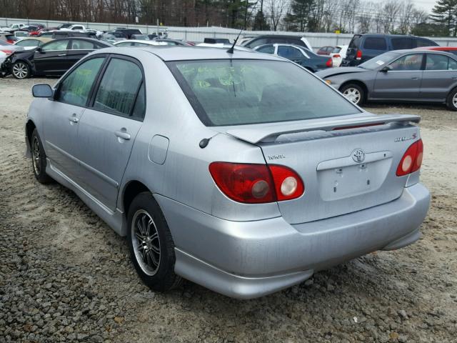 2T1BR32E16C597828 - 2006 TOYOTA COROLLA CE SILVER photo 3