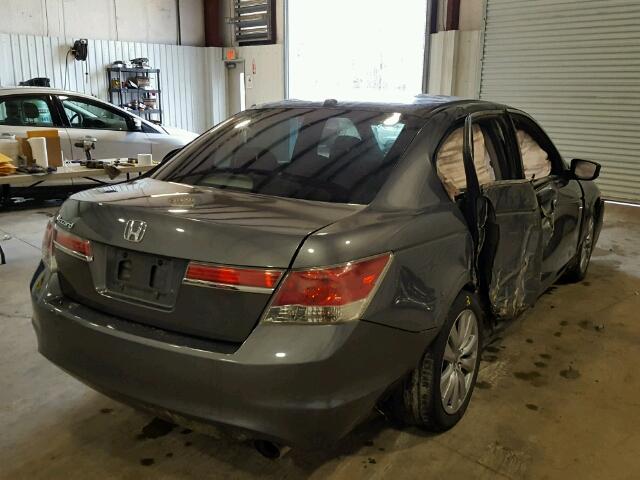 1HGCP2F84CA064432 - 2012 HONDA ACCORD EXL GRAY photo 4