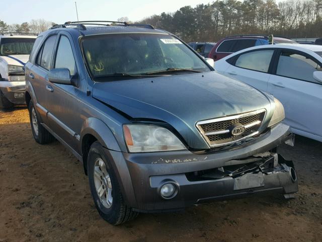 KNDJD733135169538 - 2003 KIA SORENTO EX BLUE photo 1