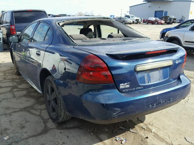 2G2WP552461271626 - 2006 PONTIAC GRAND PRIX Mavi foto 3