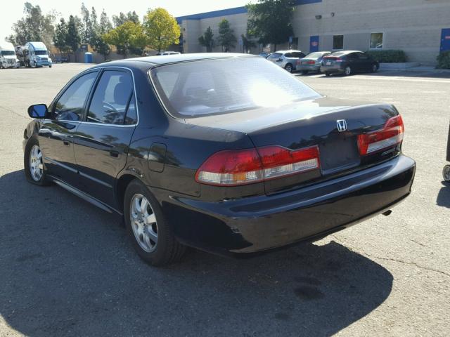 JHMCG66052C029612 - 2002 HONDA ACCORD EX BLACK photo 3