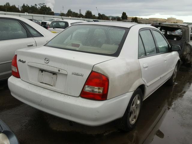 JM1BJ225420544823 - 2002 MAZDA PROTEGE DX WHITE photo 4