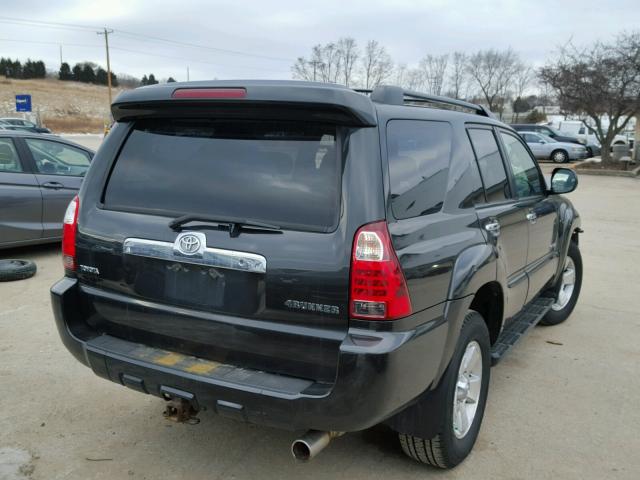 JTEBU14R970114810 - 2007 TOYOTA 4RUNNER SR BLACK photo 4