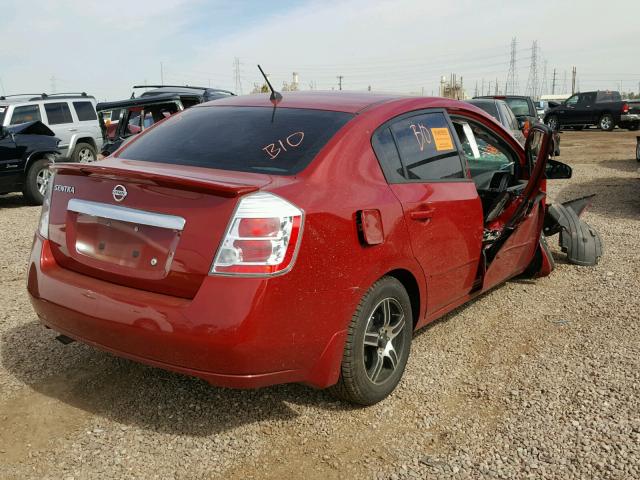 3N1AB6AP1CL671295 - 2012 NISSAN SENTRA 2.0 RED photo 4