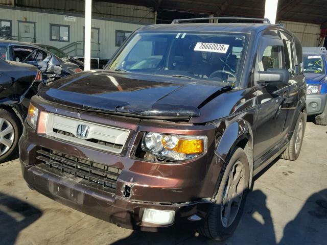 5J6YH18958L004182 - 2008 HONDA ELEMENT SC BROWN photo 2