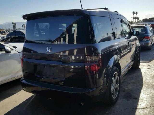 5J6YH18958L004182 - 2008 HONDA ELEMENT SC BROWN photo 4