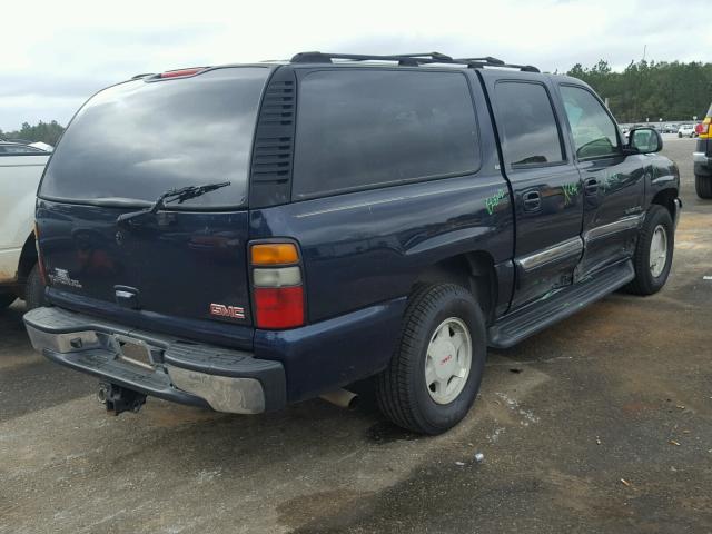 1GKEC16Z25J119022 - 2005 GMC YUKON XL C BLUE photo 4