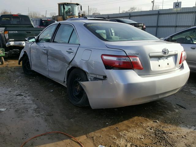 4T1BE46K98U259130 - 2008 TOYOTA CAMRY CE SILVER photo 3