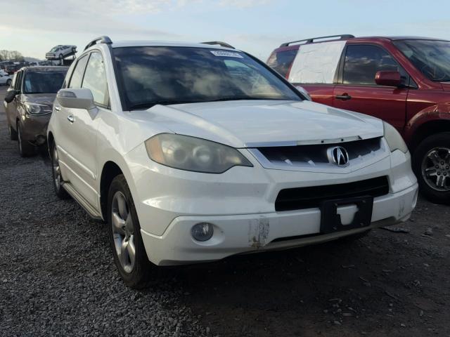 5J8TB18547A016320 - 2007 ACURA RDX TECHNO WHITE photo 1