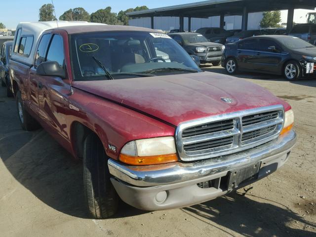 1B7GL22XXWS741524 - 1998 DODGE DAKOTA RED photo 1