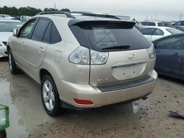 JTJGA31UX50053713 - 2005 LEXUS RX 330 GOLD photo 3