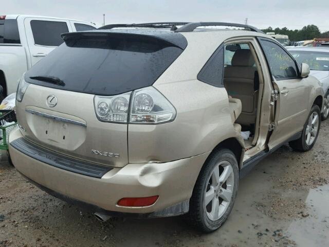 JTJGA31UX50053713 - 2005 LEXUS RX 330 GOLD photo 4